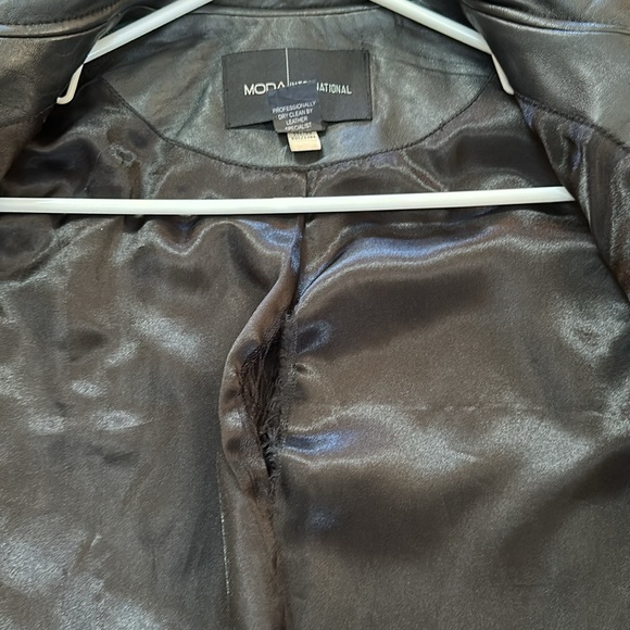 Moda International Faux Leather Jacket - Picture 3 of 4